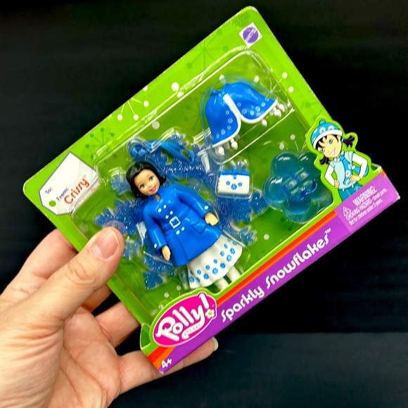 Vintage MATTEL 2005 POLLY POCKET “ Chrissy “ from Sparkly Snowflakes series - Picture 2 of 8